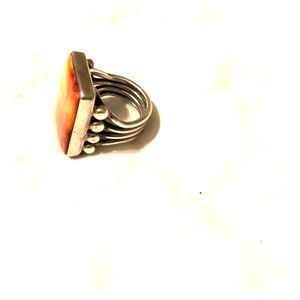 Antique Orville Tsinnie sterling w/ stone ring